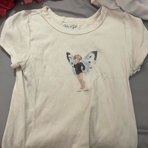 brandy melville cropped tee